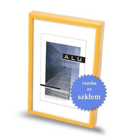 Ramka ALU C 10 ŻÓŁTA 18x24 cm