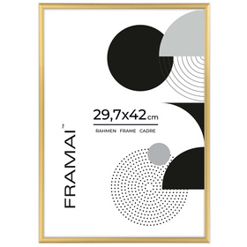 Złota ramka aluminiowa QAL 29,7X42 cm (A3)